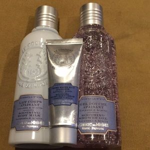 SET OF 3 - Soothing Shower Gel, Body & Hand Cream